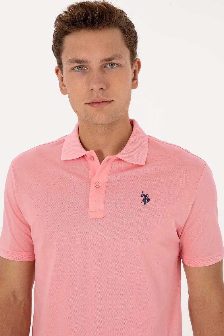 Erkek Pembe Basic Tişört - 50298016054