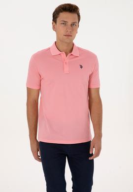 Erkek Pembe Basic Tişört - 50298016054