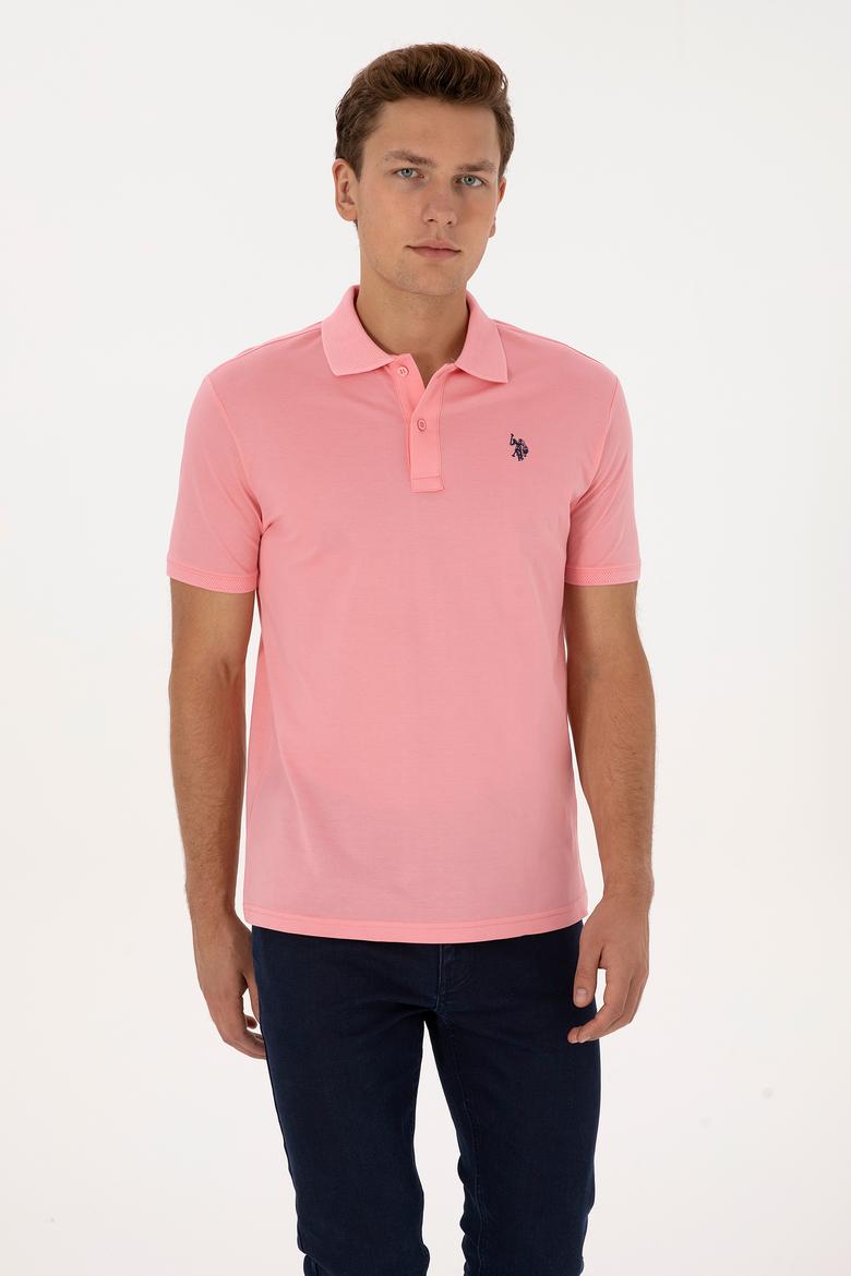 Erkek Pembe Basic Tişört - 50298016054