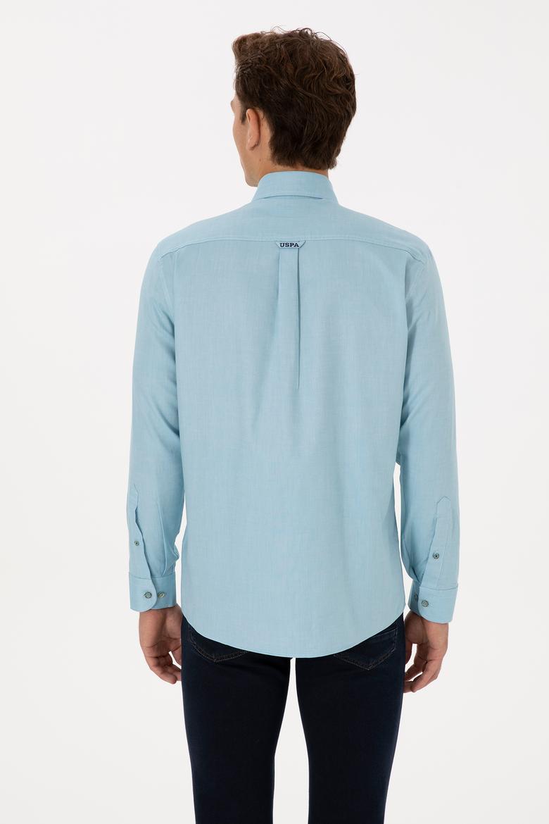 Erkek Mint Uzun Kollu Basic Gömlek - 50307676127
