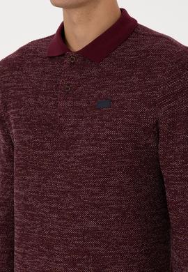 Erkek Bordo Basic Sweatshirt - 50307730028
