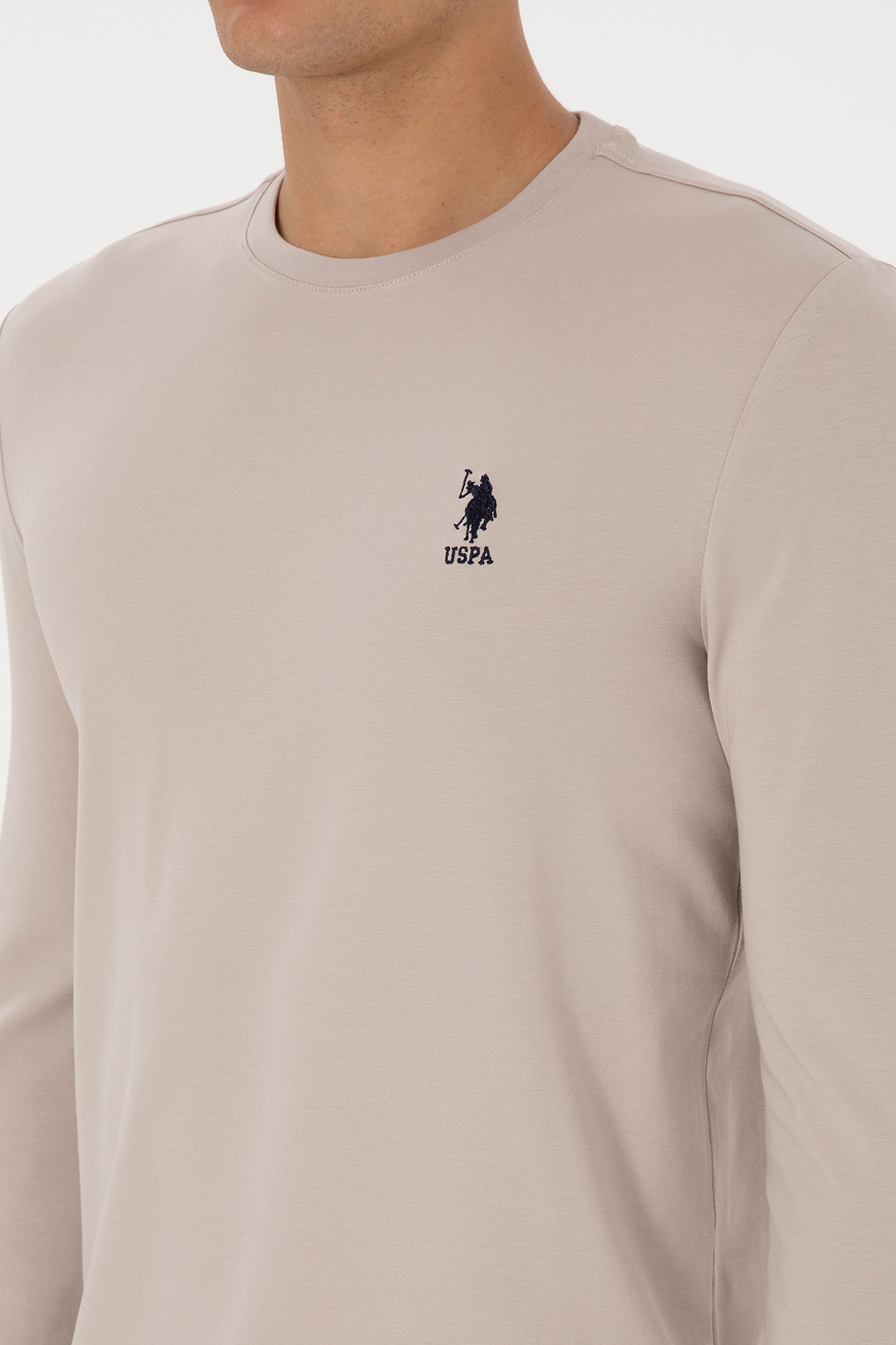 Erkek Slim Fit Bisiklet YakaTaş Basic Sweatshirt - Image 7