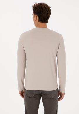 Erkek Taş Basic Sweatshirt - 50307762035