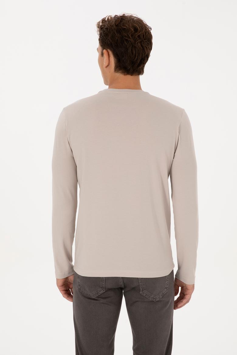 Erkek Taş Basic Sweatshirt - 50307762035