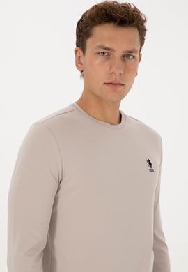 Erkek Taş Basic Sweatshirt - 50307762035