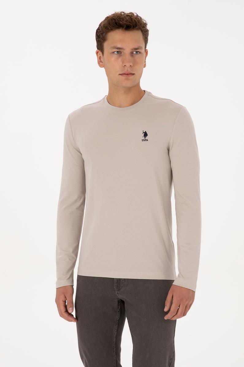 Erkek Taş Basic Sweatshirt