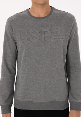 Erkek Antrasit Melanj Basic Sweatshirt - 50307793100