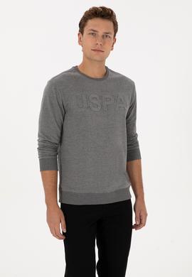 Erkek Antrasit Melanj Basic Sweatshirt - 50307793100