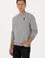 Erkek Gri Melanj Basic Sweatshirt