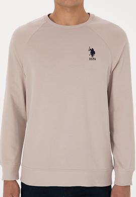 Erkek Regular Fit Bisiklet Yaka Taş Basic Sweatshirt - 50308103064