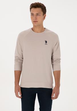 Erkek Regular Fit Bisiklet Yaka Taş Basic Sweatshirt - 50308103064