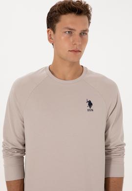 Erkek Regular Fit Bisiklet Yaka Taş Basic Sweatshirt - 50308103064