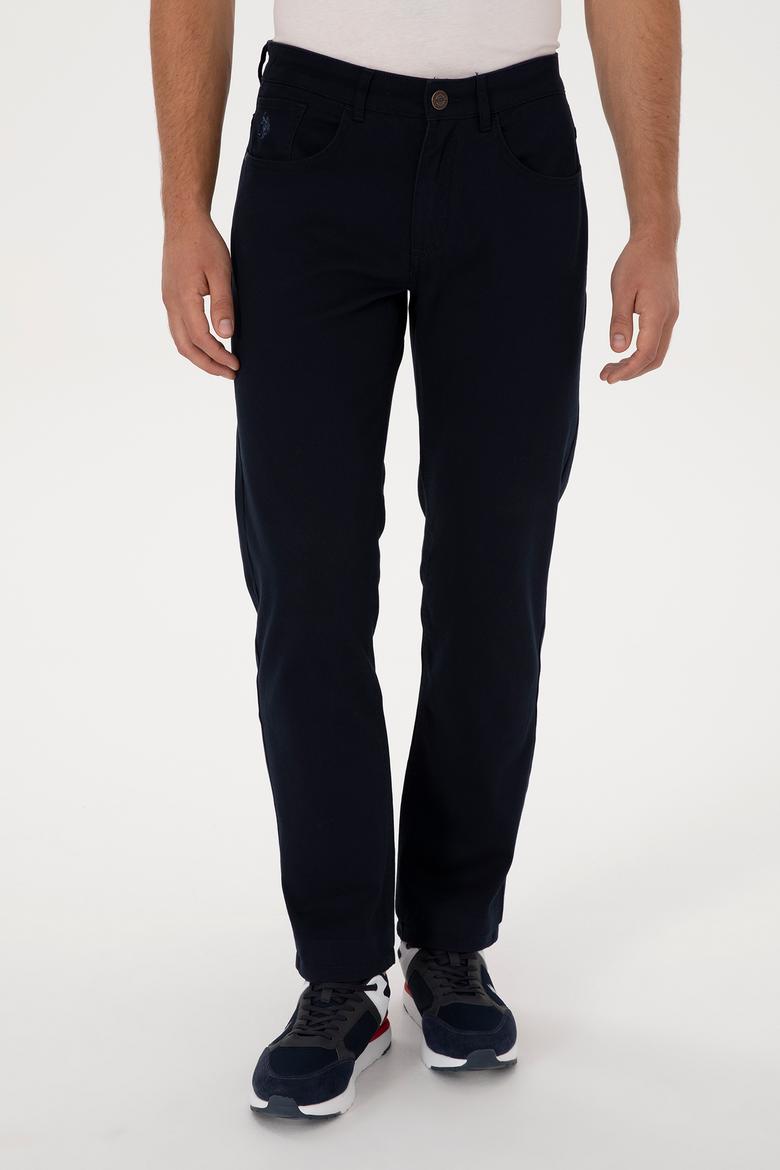 Erkek Lacivert Kanvas Pantolon - 50311109221