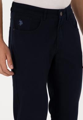 Erkek Lacivert Kanvas Pantolon - 50311109221