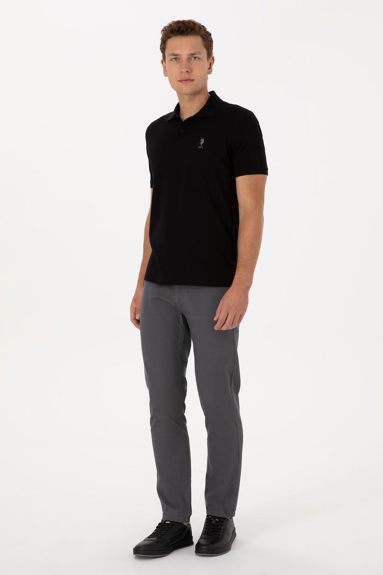 Erkek Gri Kanvas Pantolon