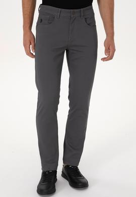 Erkek Gri Kanvas Pantolon - 50311135024