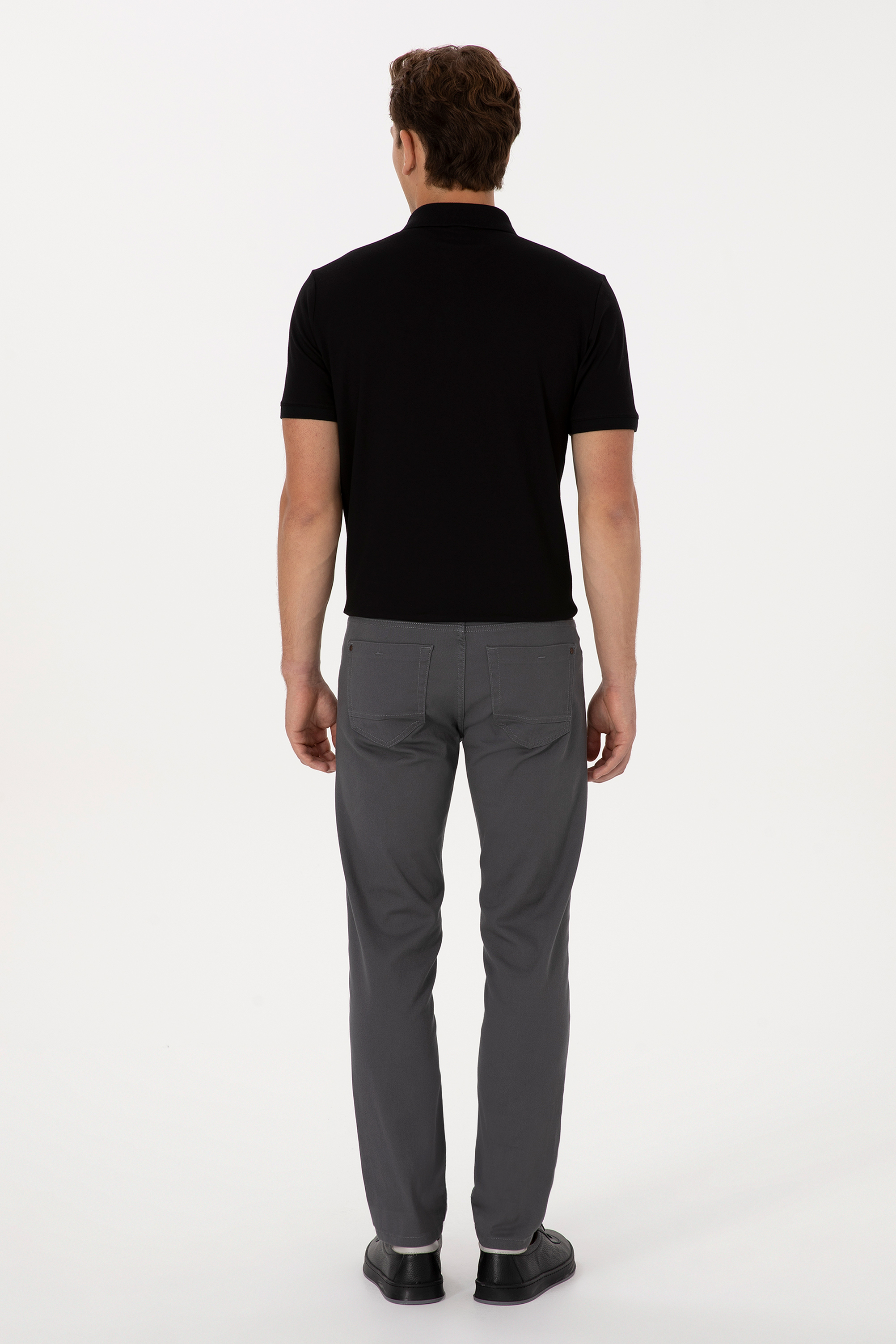 Erkek Gri Kanvas Pantolon - 50311135024