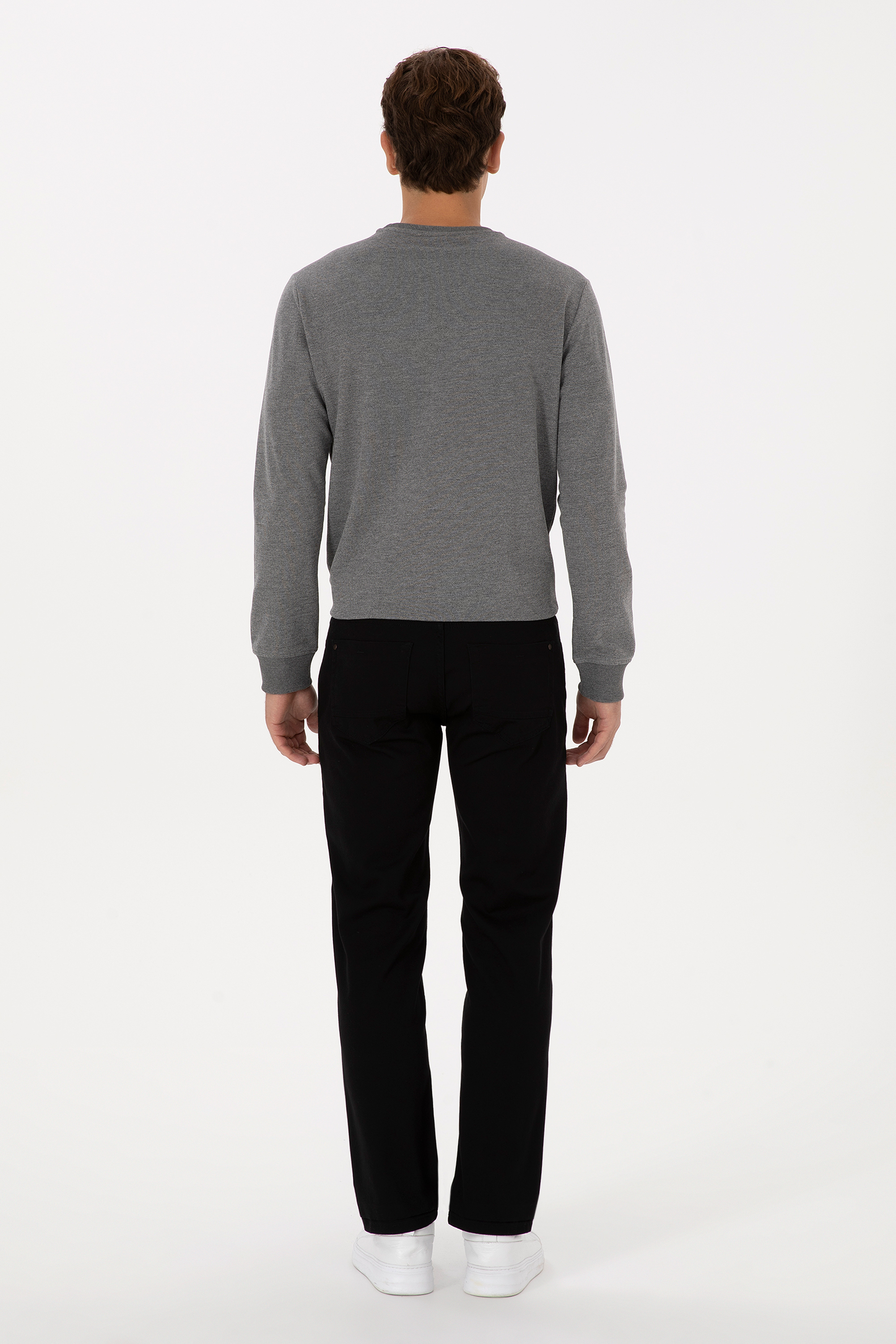 Erkek Siyah Kanvas Pantolon - 50311109256