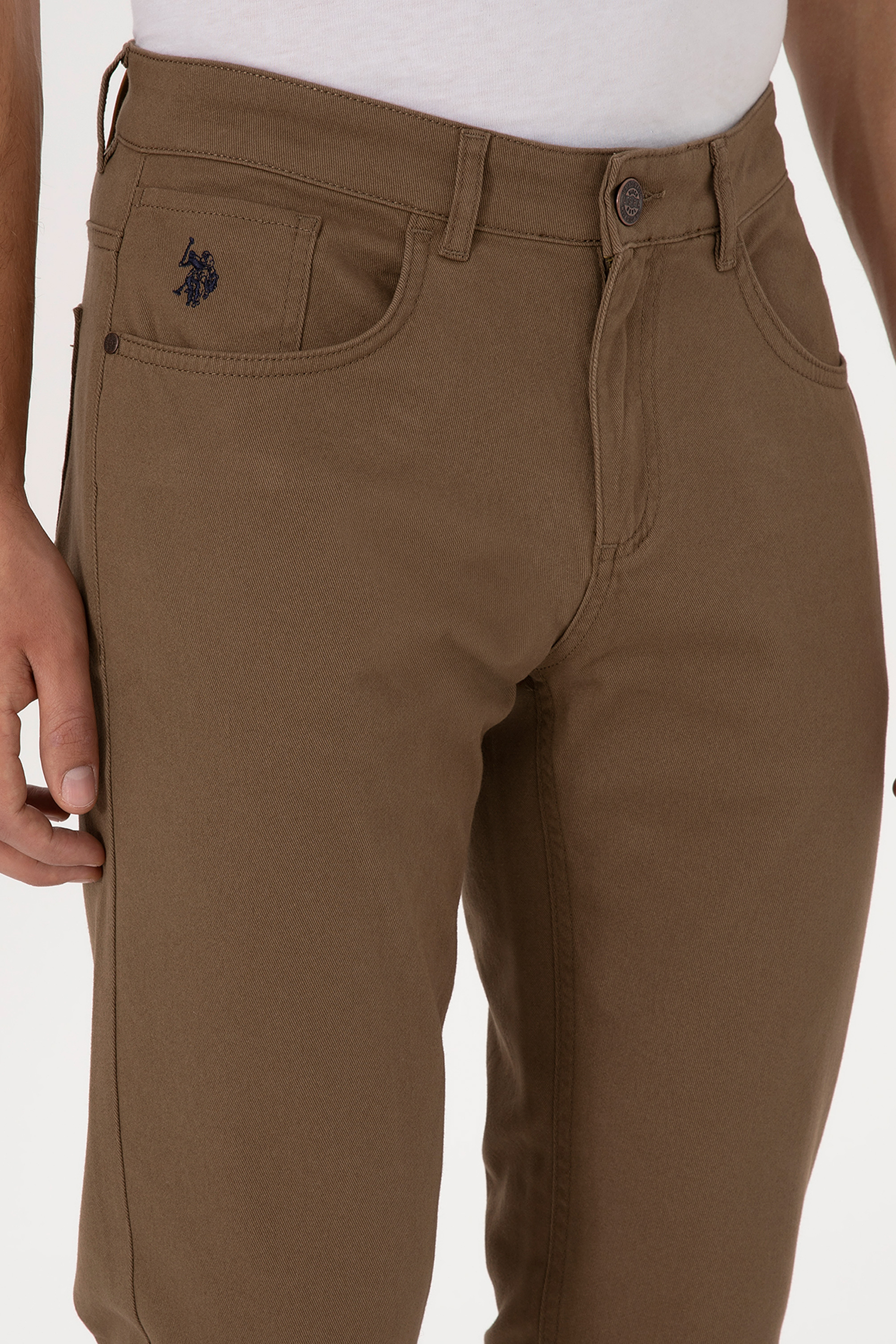 Erkek Haki Kanvas Pantolon - 50311135115