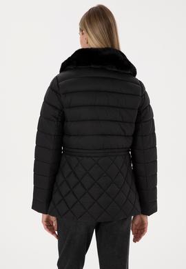 Kadın Siyah Mont - 50308797015