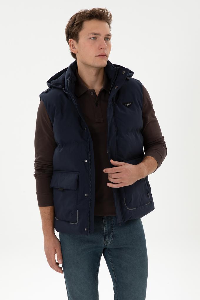 Erkek Lacivert Yelek