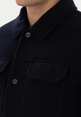 Erkek Lacivert Kaşe Mont - 50310280006