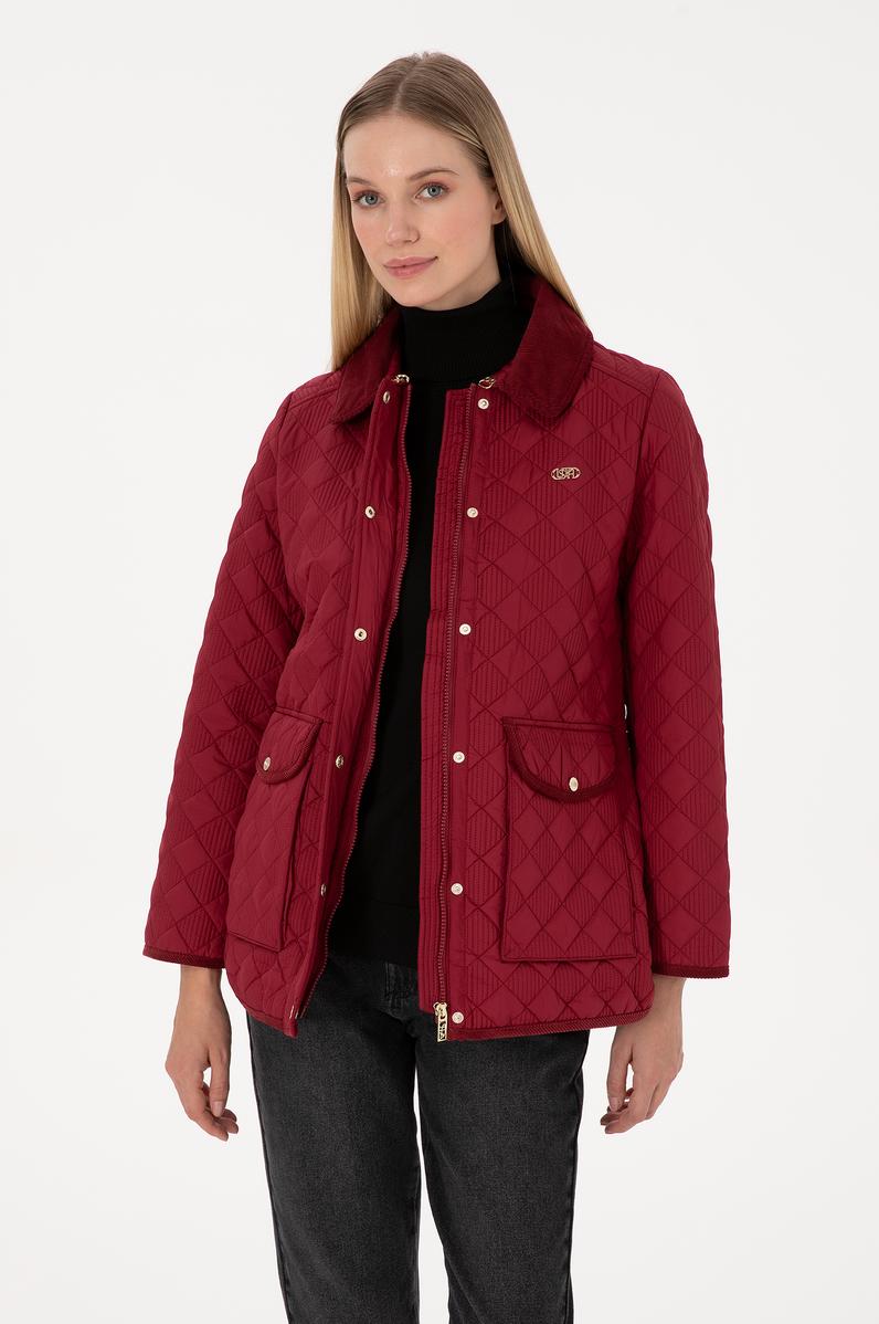 Kadın Koyu Frambuaz Mont