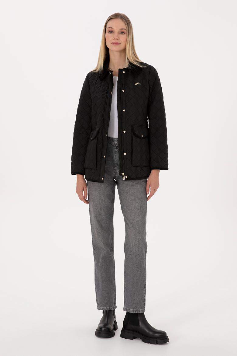 Kadın Siyah Mont - 50307939003