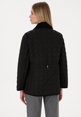 Kadın Siyah Mont - 50307939003