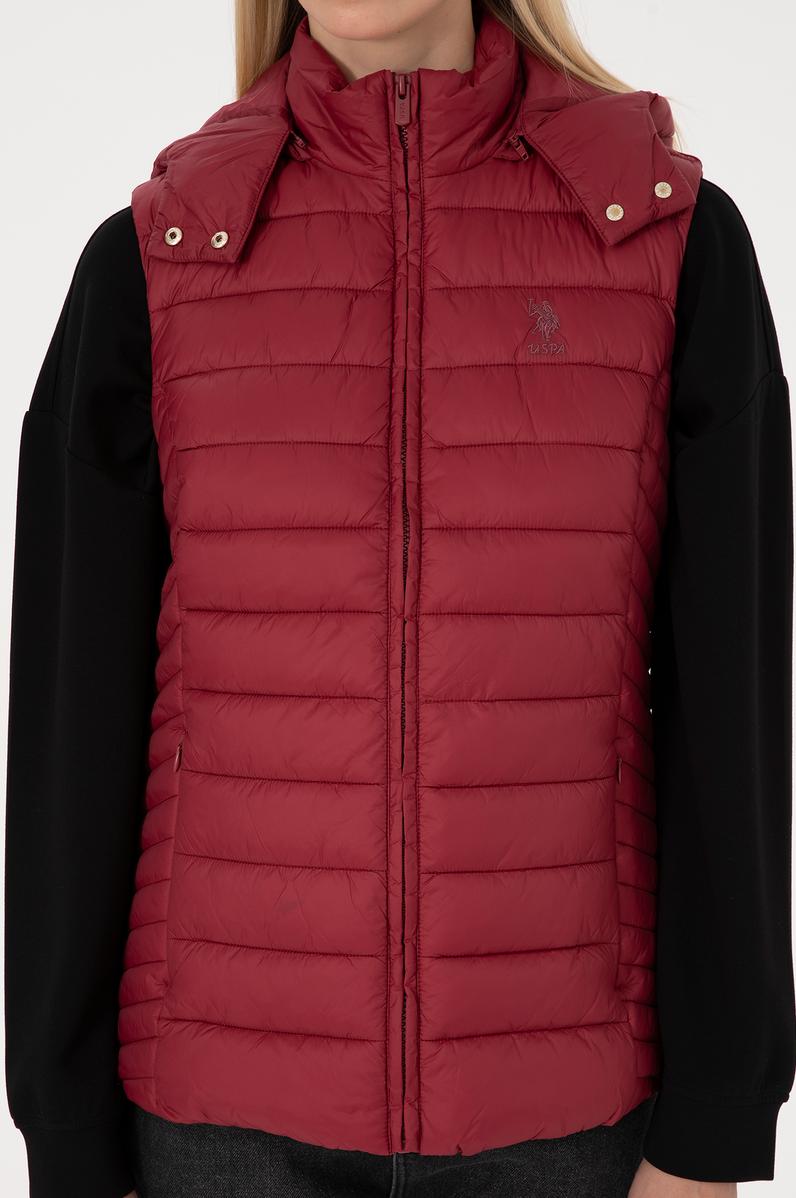 Kadın Koyu Frambuaz Yelek