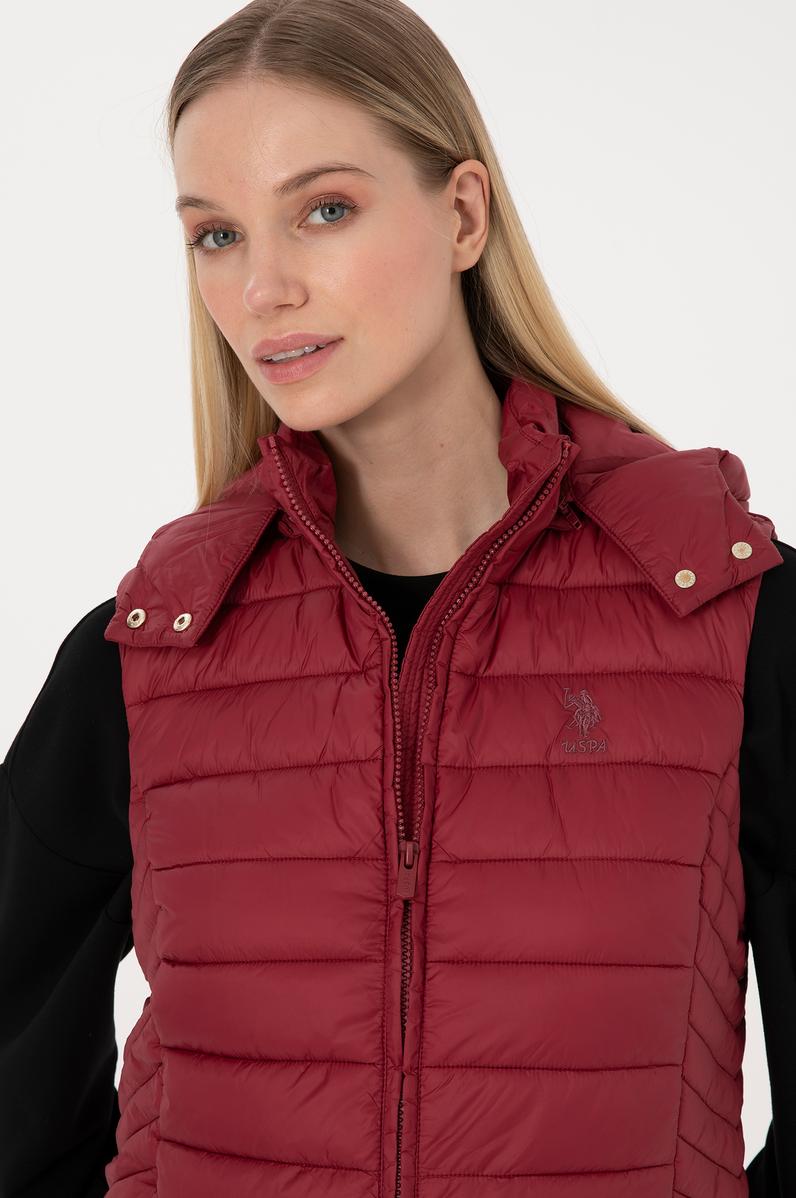 Kadın Koyu Frambuaz Yelek