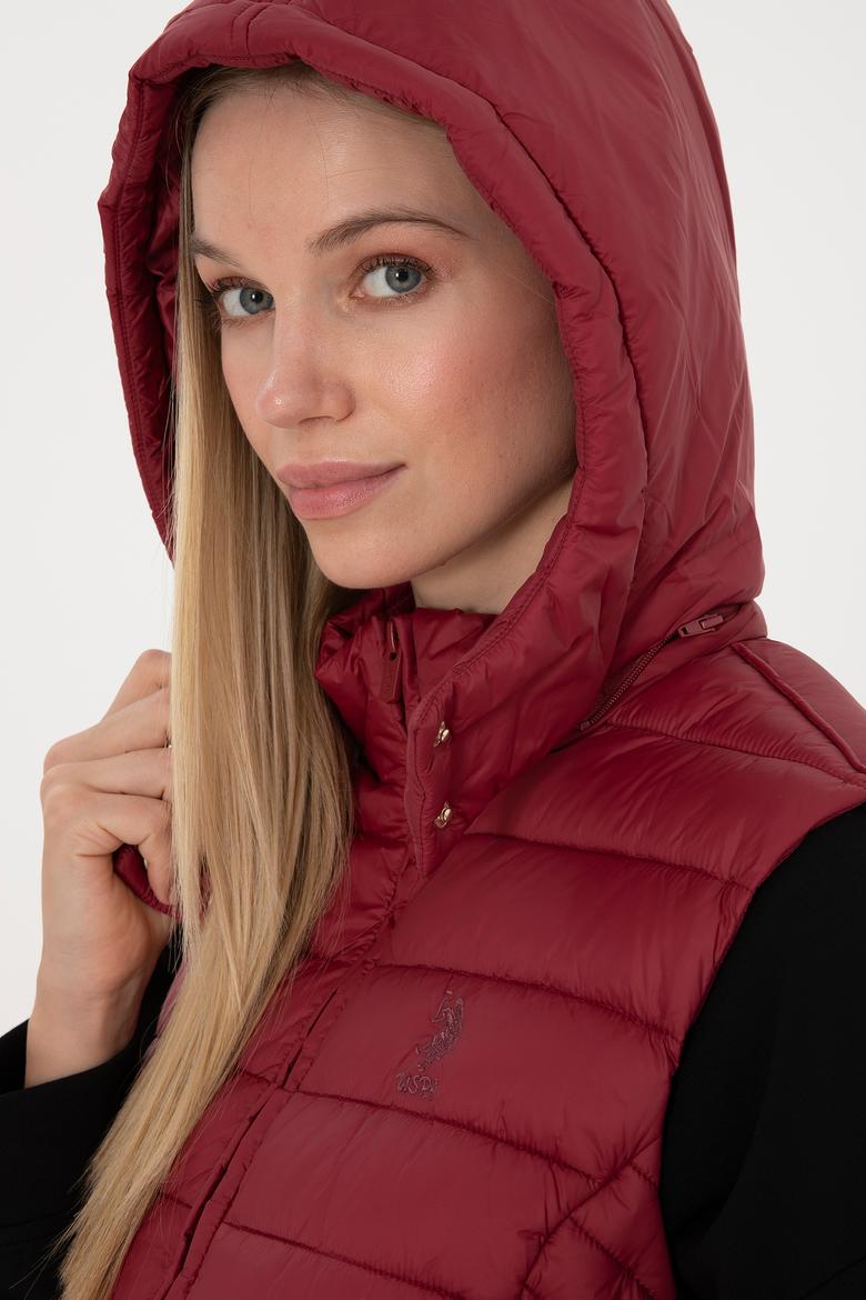 Kadın Koyu Frambuaz Yelek - 50307992003