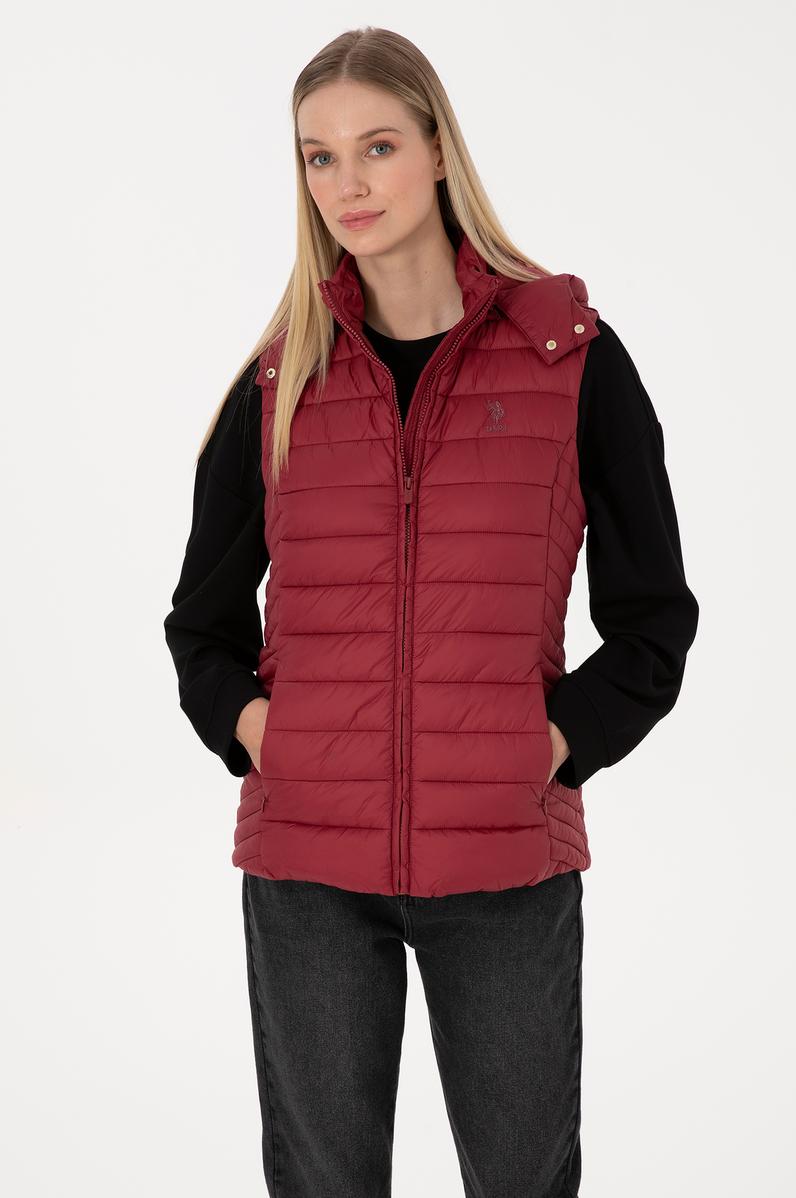 Kadın Koyu Frambuaz Yelek