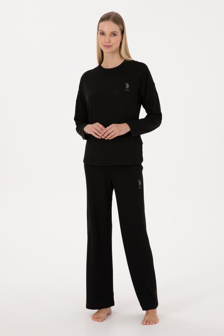 Kadın Siyah Pijama Takımı