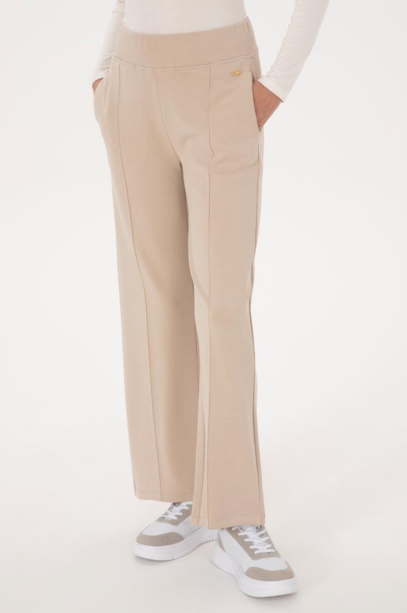 Kadın Koyu Bej Modal Karışımlı Loose Fit Eşofman Altı