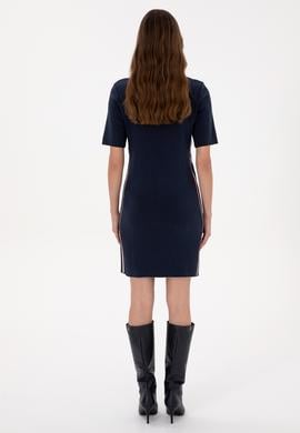 Kadın Lacivert Triko Elbise - 50309598014