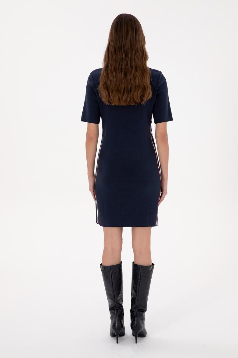 Kadın Lacivert Triko Elbise - 50309598014