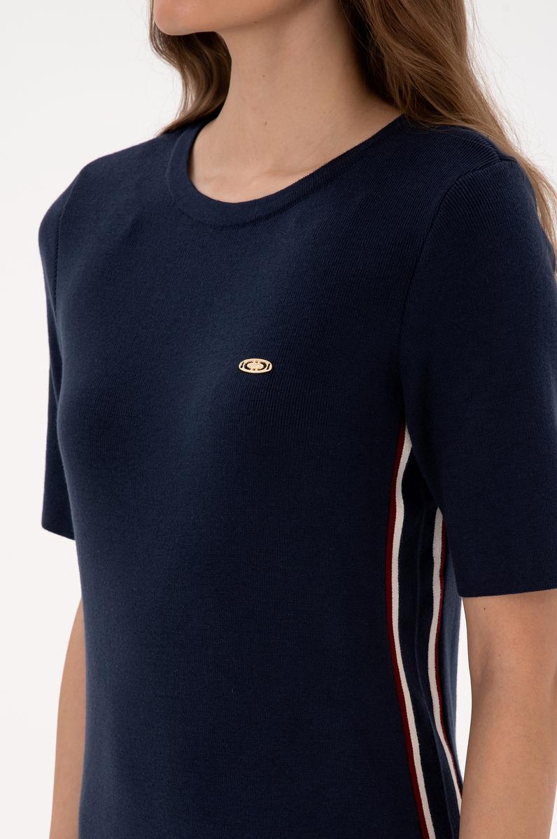 Kadın Lacivert Triko Elbise