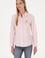 Kadın Açık Pembe Uzun Kollu Basic Gömlek
