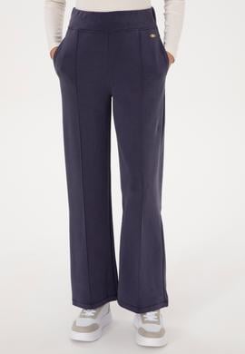 Kadın Mürdüm Modal Karışımlı Loose Fit Eşofman Altı - 50307761132