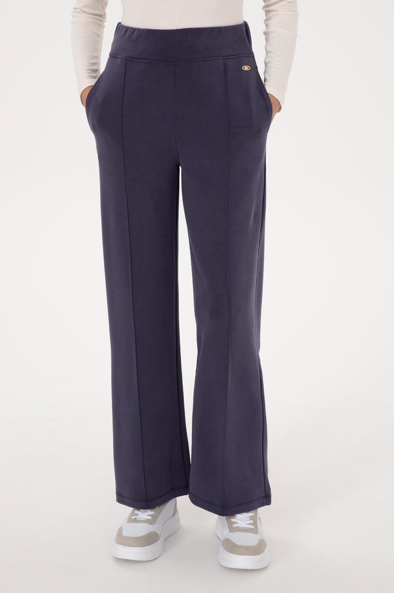 Kadın Mürdüm Modal Karışımlı Loose Fit Eşofman Altı