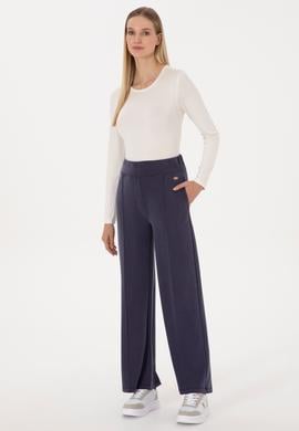 Kadın Mürdüm Modal Karışımlı Loose Fit Eşofman Altı - 50307761132