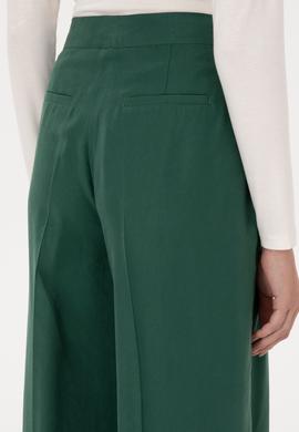 Kadın Koyu Yeşil Kanvas Pantolon - 50309255019