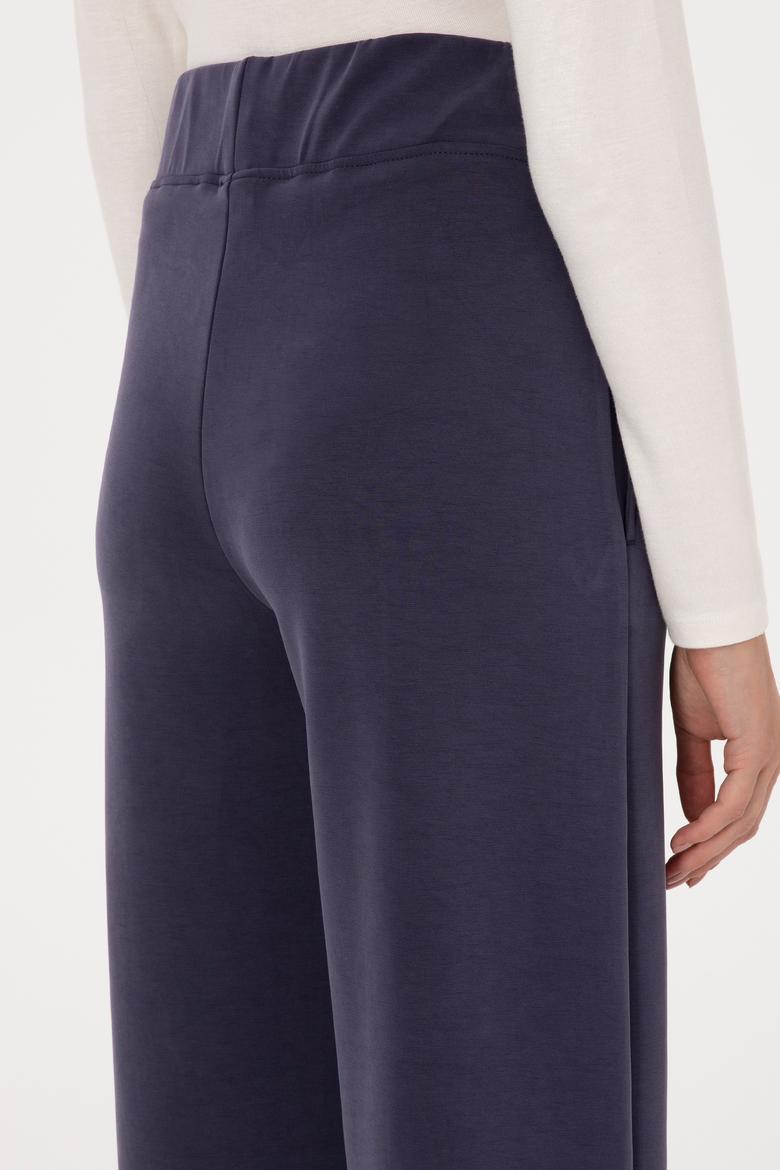 Kadın Mürdüm Modal Karışımlı Loose Fit Eşofman Altı - 50307761132