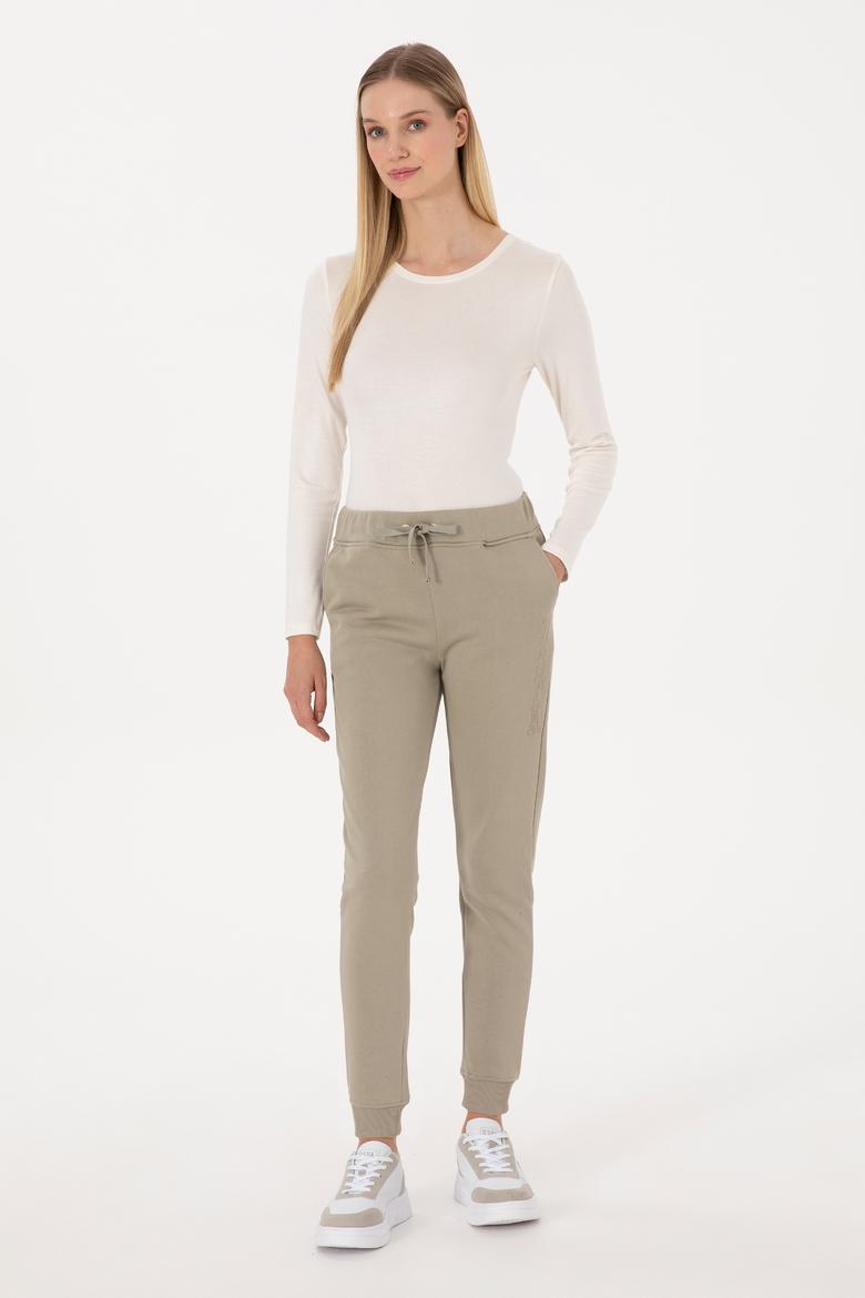 Kadın Açık Haki Jogger Eşofman Altı - 50307759059