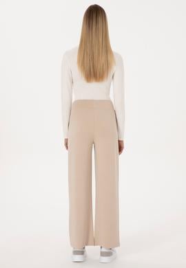 Kadın Koyu Bej Modal Karışımlı Loose Fit Eşofman Altı - 50307761125