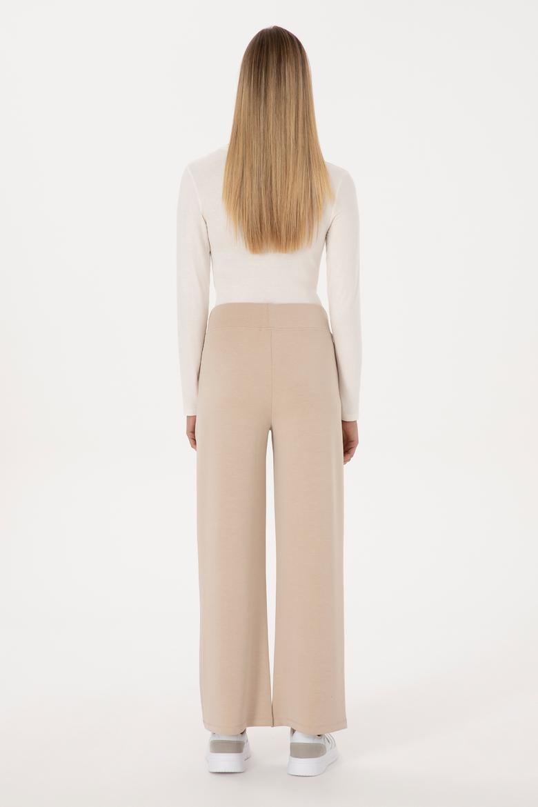 Kadın Koyu Bej Modal Karışımlı Loose Fit Eşofman Altı - 50307761125