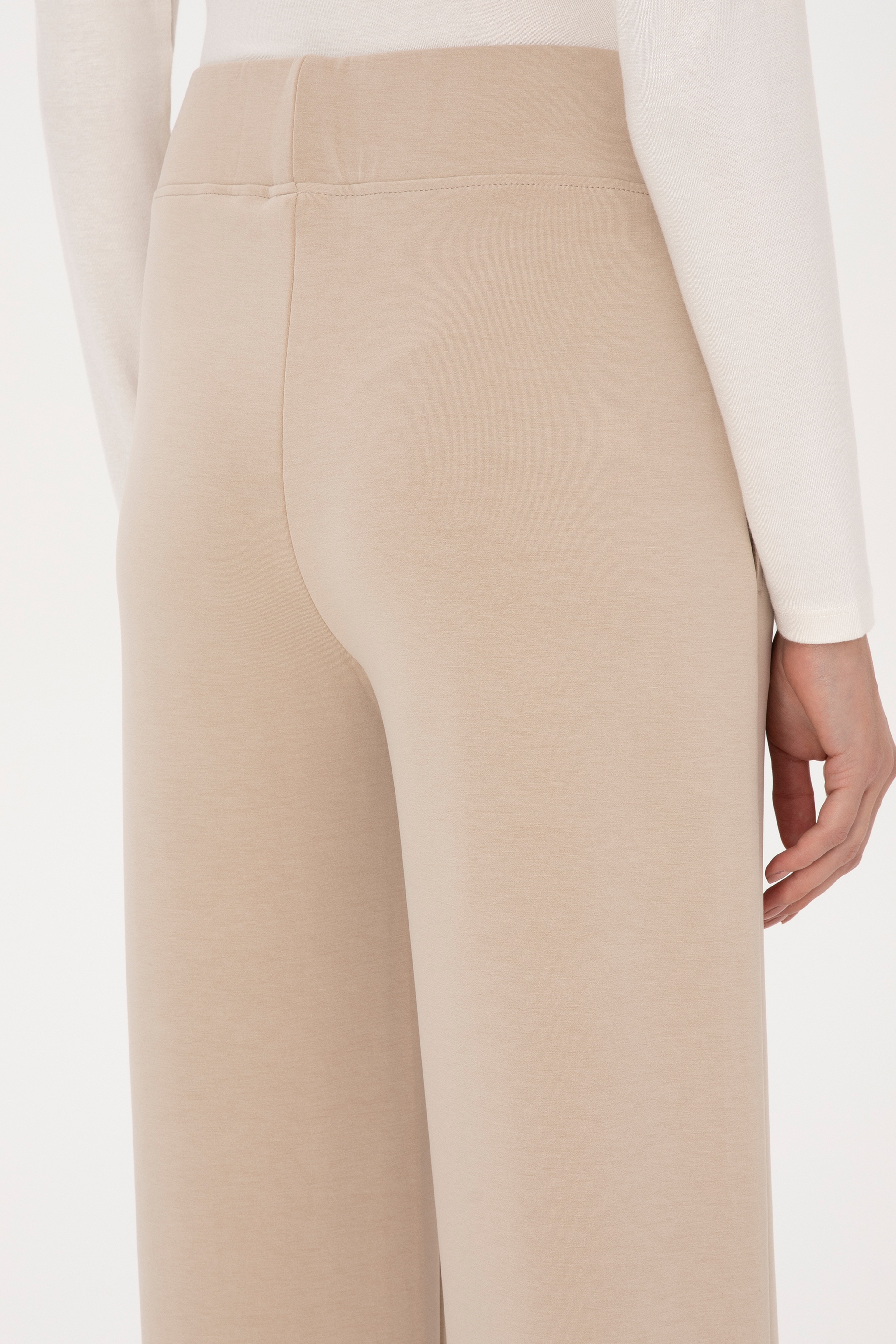 Kadın Koyu Bej Modal Karışımlı Loose Fit Eşofman Altı - Image 6