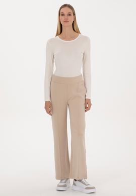 Kadın Koyu Bej Modal Karışımlı Loose Fit Eşofman Altı - 50307761125