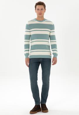 Erkek Mavi Slim Fit Jean Pantolon - 50310337103